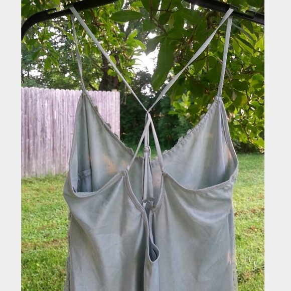 two-toned asymmetrical up-cycled hand-dyed dress - Picture 6 of 7